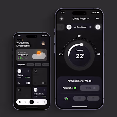SmartHome Mobile App for iOS