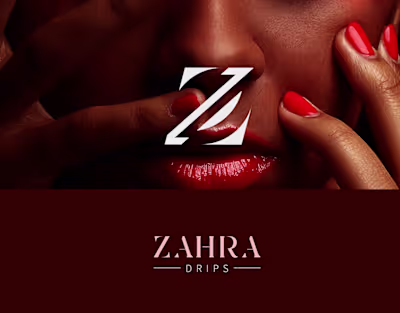 Zahra Drips Branding