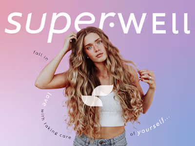 SUPERWELL - Supplement Visual Identity