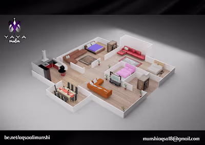 3D Portfolio on Behance