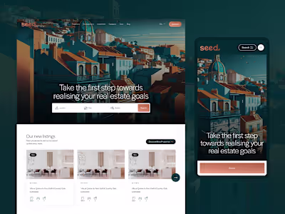Seed Real Estate website