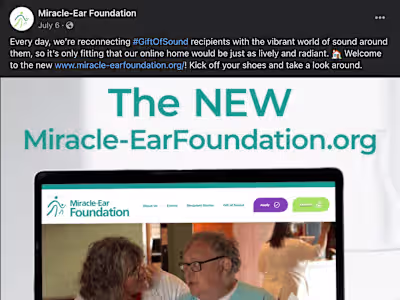 Miracle-Ear Foundation Website