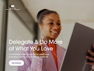 Mom to Virtual Assistant: Website and Instagram designs