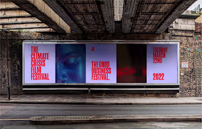 Climate Crisis Film Festival: Event Branding