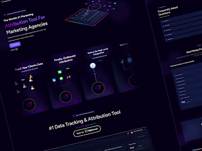 Attribution Tool Framer website
