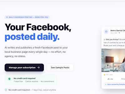 Automated Facebook Content SaaS Platform (Replit + MERN)