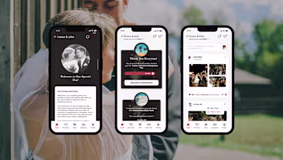 Wedding App Redesign for Elegance and Connection