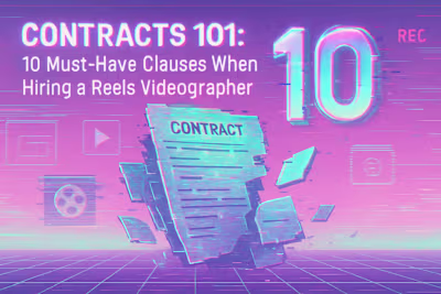 Contracts 101: 10 Must-Have Clauses When Hiring a Reels Videographer