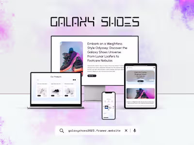 Galaxy Shoes: User Case (Template Customization)