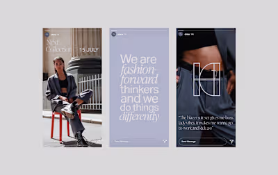 Fashion Luxury | Brand Identity Design, Packaging, Social Media