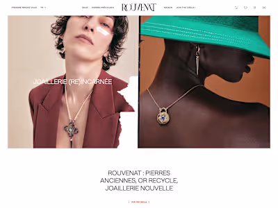 Landing Page for Rouvenat