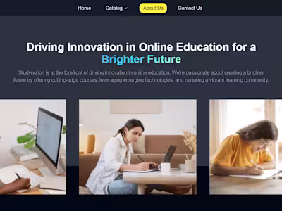 A Complete Learning Platform