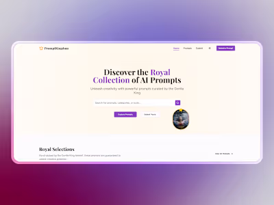 KingPrompt - Directory of the Best AI Prompts