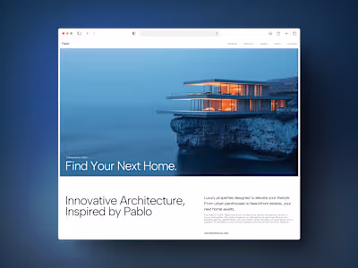 Pablo- Real Estate Framer Template