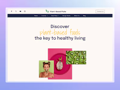 Health Food Company Website & App
