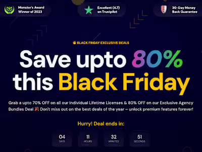 Themefic Black Friday Page