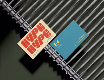 HYPEHYPE - Vintage Collectibles Brand Identity Design