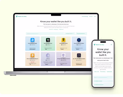 UX Audit and Research of Wallet Scrutiny 