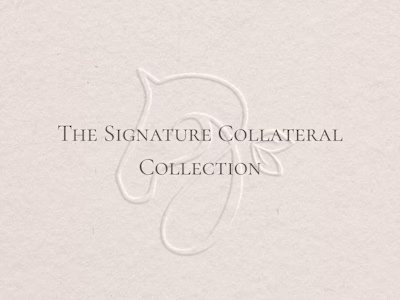 The Signature Collateral Collection A curated suite of premi...