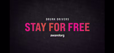 AWARE.ORG "Drunk Drivers Stay for Free"