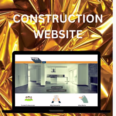 Construction Website With SEO Optimization 