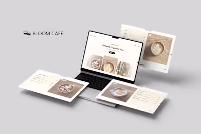 Bloom Café – A Digital Home for Coffee Lovers