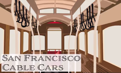 Mock-Up San Francisco Cable Car Ticket