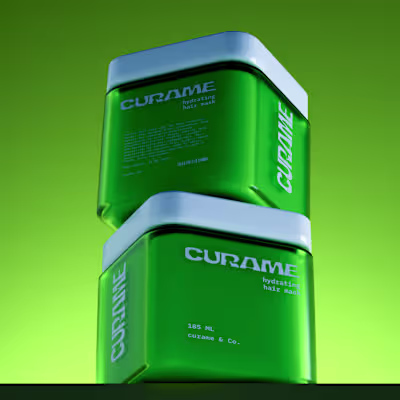 Curame:: Logo and packaging design 