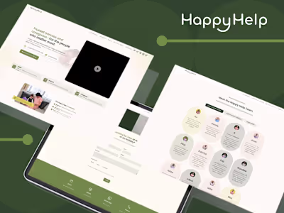 ✔ Nanny & Caregiver Platform Website | Happy Help Thailand