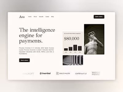 Website Design and Development for AI-Driven Fintech Startup
