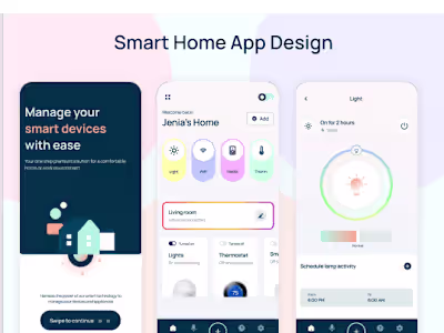 Smart Home App Design