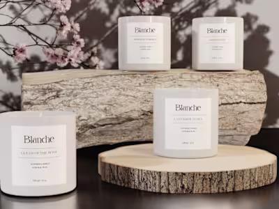 Blanche Candles – Luxury Branding & Packaging That Captivates