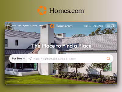Redesigning Homes.com for Agent Empowerment