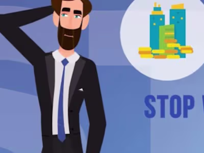 2D Animation Landing Page Intro