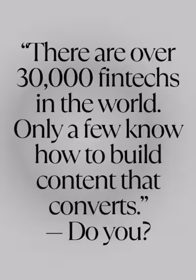 Building a Winning Fintech Content Strategy in 2025