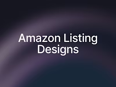 Amazon Listing Designs