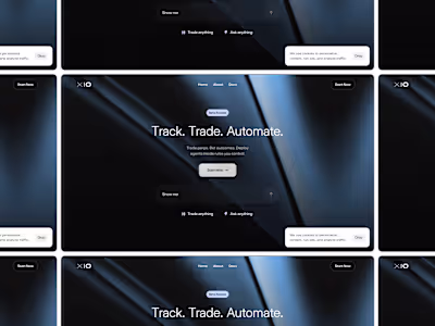 Xio webflow website development