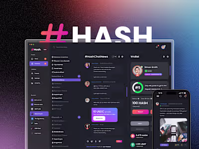 Hash Chat – Crypto Messaging App