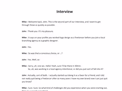 Interview Transcription