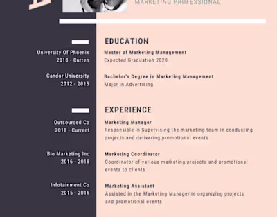 Sample Resume Design
