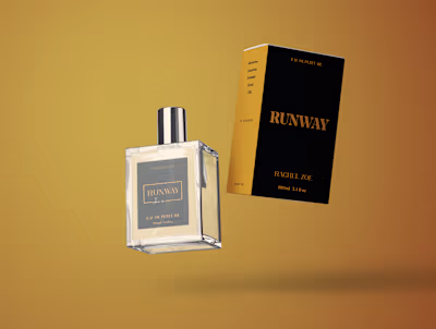 Runway Fragrance Packaging Design for PCA Group