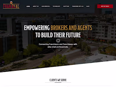 Real Estate Website Design for Franchise Agents