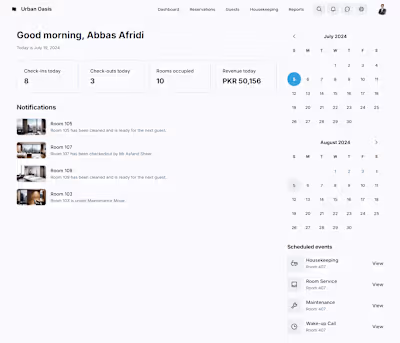 Urban Oasis Hotel Management System