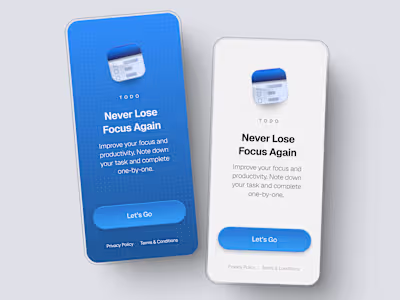 ToDo App Concept