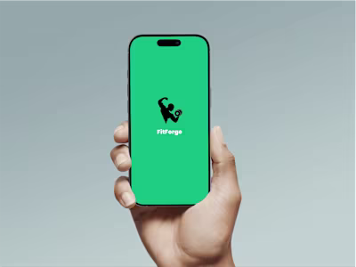 FitForge Fitness App & Landing Page Design