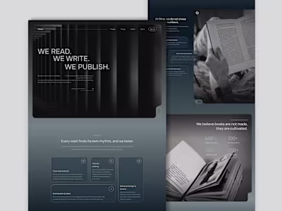 Landing Page - UI Design