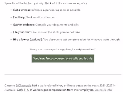 Blog post for PPE and Workwear brand