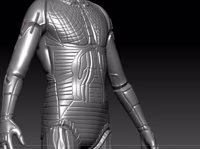 Wire scifi 3D Model :: Behance