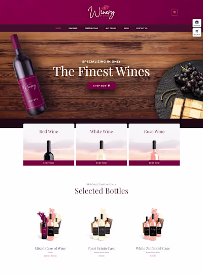 One Page Fully Custom Website