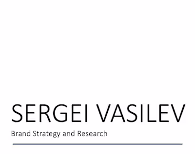 Brand Strategy, Market Research & GTM Frameworks